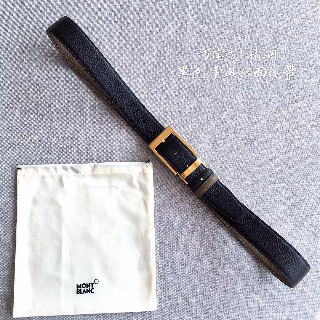 P310 Montblanc stainless steel pin buckle counter sales hot sale 👏👏👏 Thanks to customers for feedback on real photos, top-quality goods, see the details for yourself, 3.5CM, all available sizes - high imitation bags