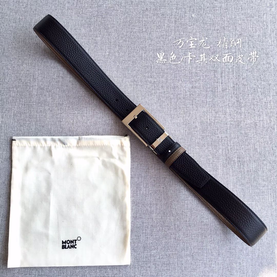 P310 Montblanc stainless steel pin buckle counter sales hot sale 👏👏👏 Thanks to customers for feedback on real photos, top-quality goods, see the details for yourself, 3.5CM, all available sizes - high imitation bags