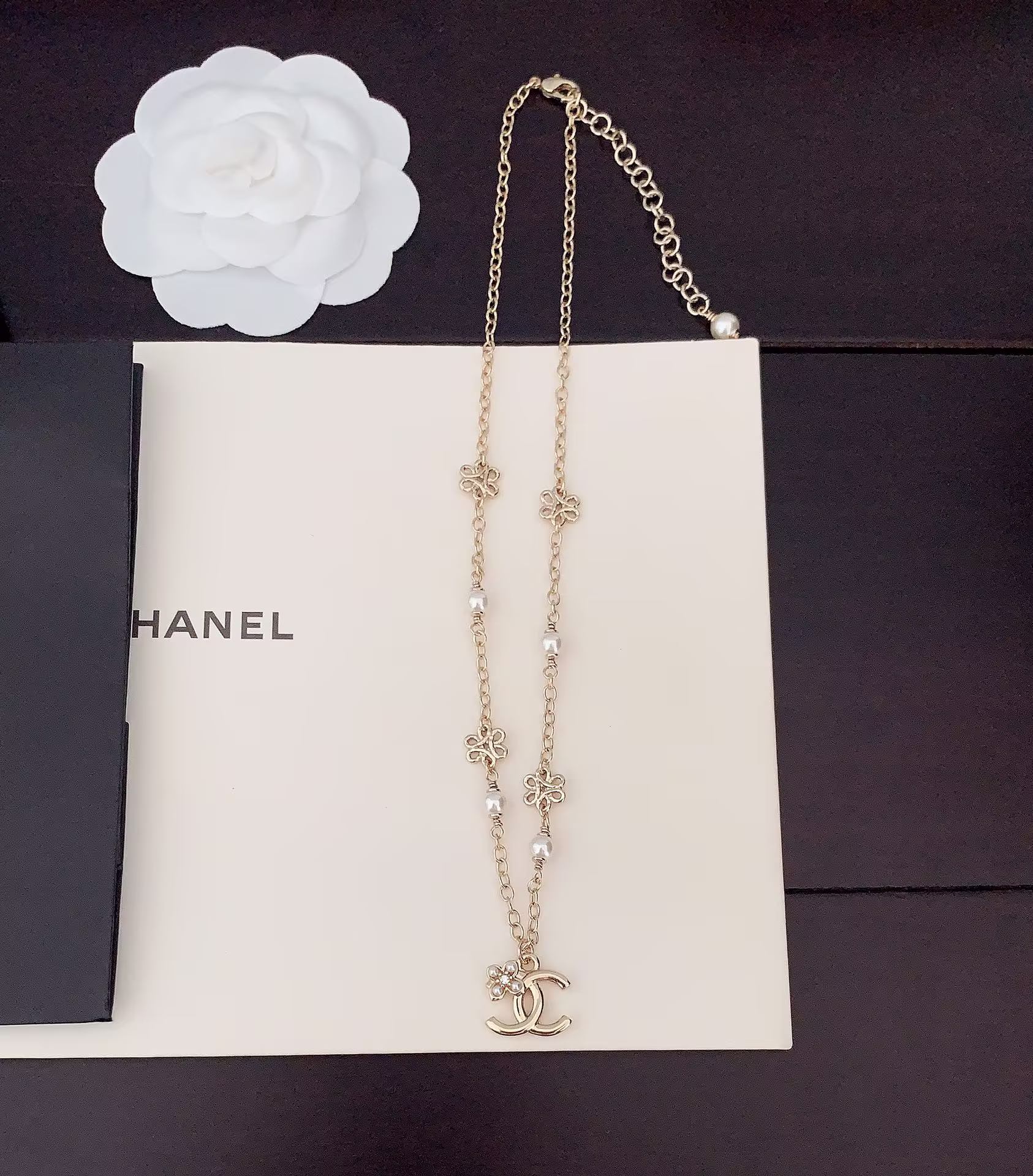 p100‌ CHANEL  最新款cc项链一致ZP黄铜材质   070090-高仿包包