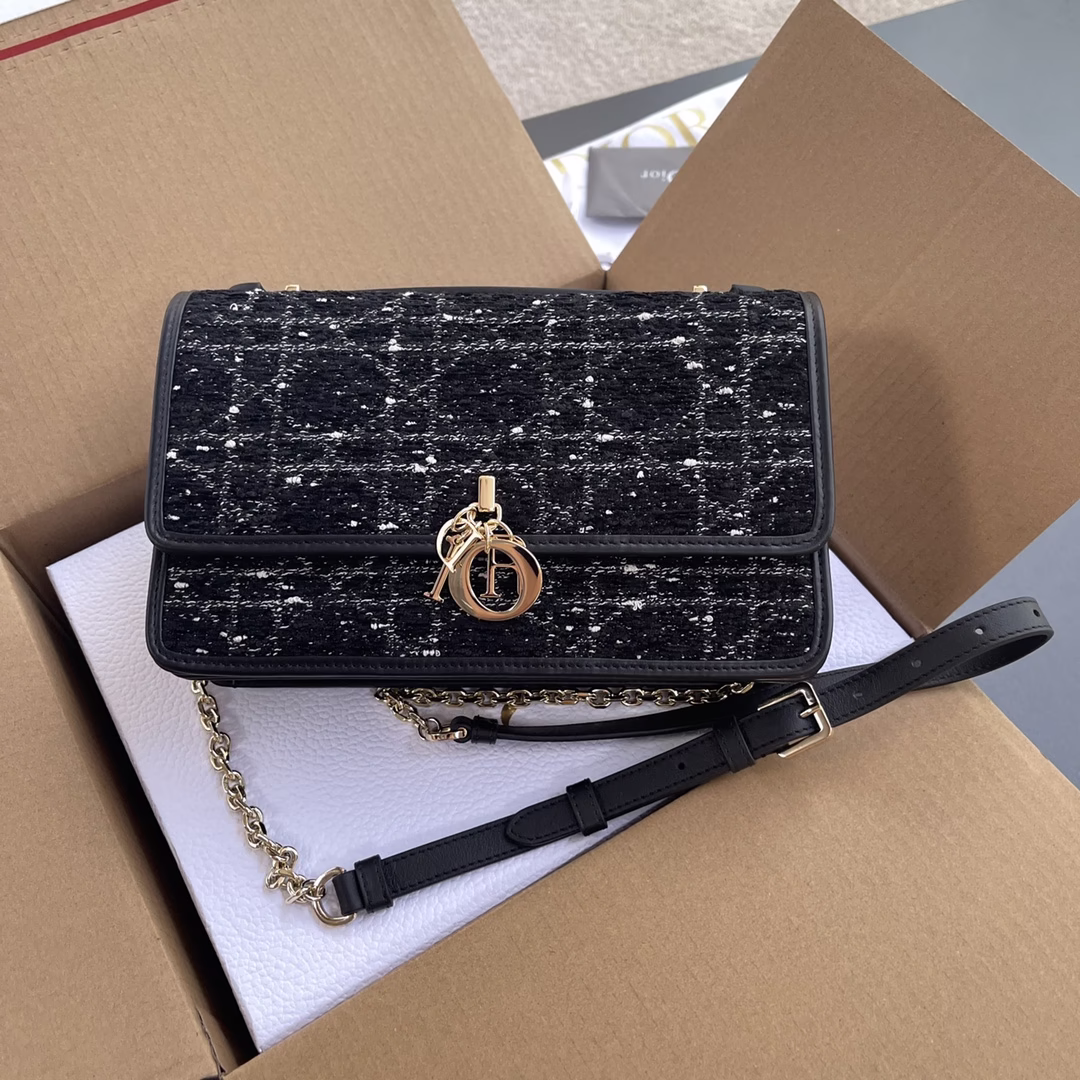 Miss Daisy small chain handbags No. M0997 snowflake fabric-high-fashion bags