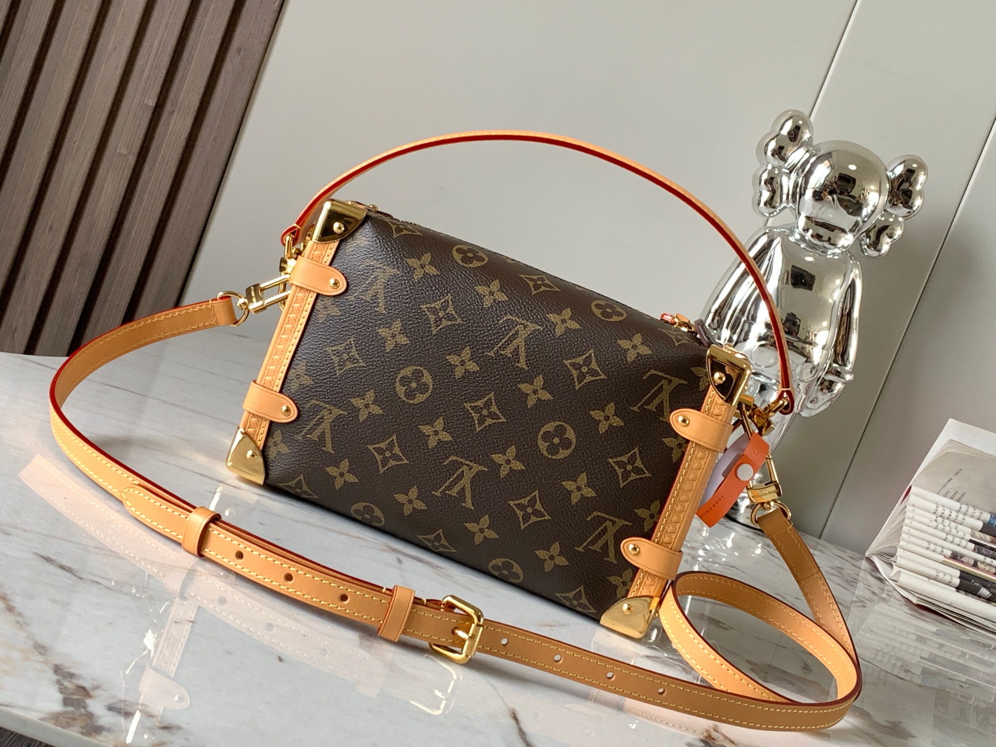 Picture [3]-P1860Petite Malle handbags Model: M46358Materials: A-grade all-steel hardware imported original fabricsPackaging: a full set of original duty-free M Bobberly packageSize: 21x14x6cm-high-fashion bags