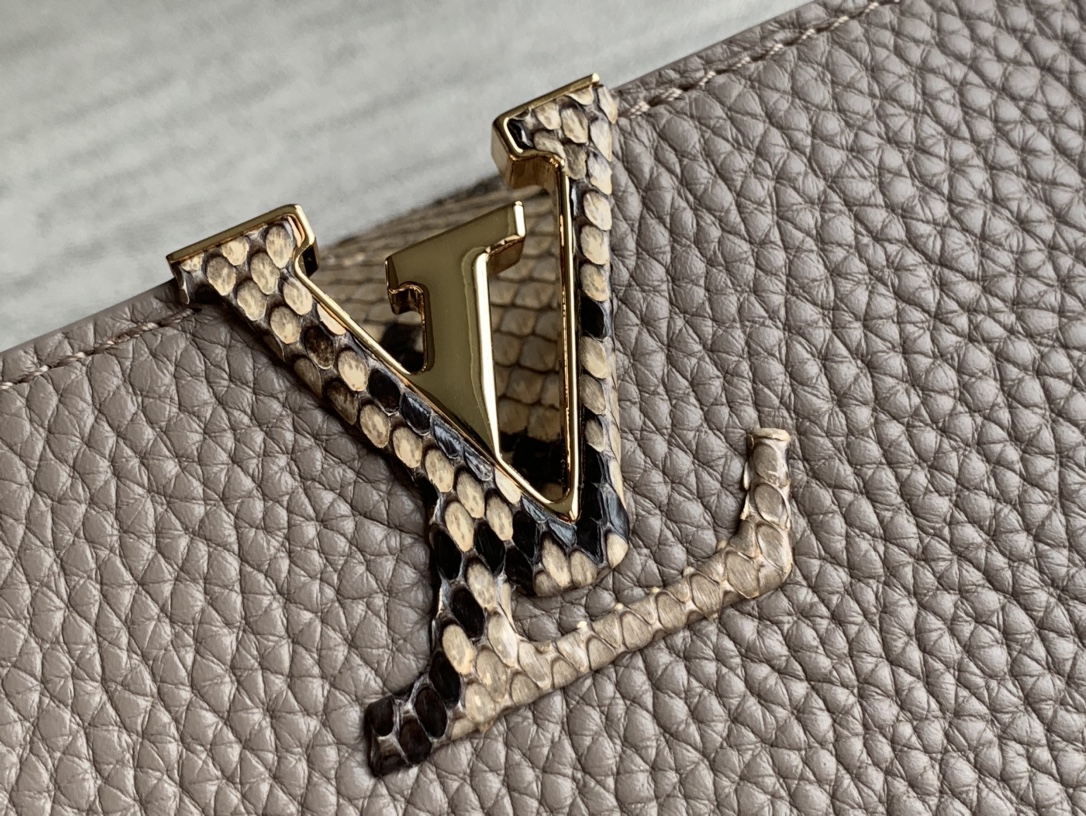 Picture [5]-P2500 Extra Original Exclusive Generation M82068 Gray Violet Detailed Features 27 x 18 x 9 cm-High Fake Bags