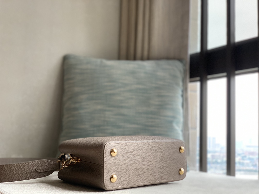Picture [4]-P2500 Extra Original Exclusive Generation M82068 Gray Violet Detailed Features 27 x 18 x 9 cm-High Fake Bags