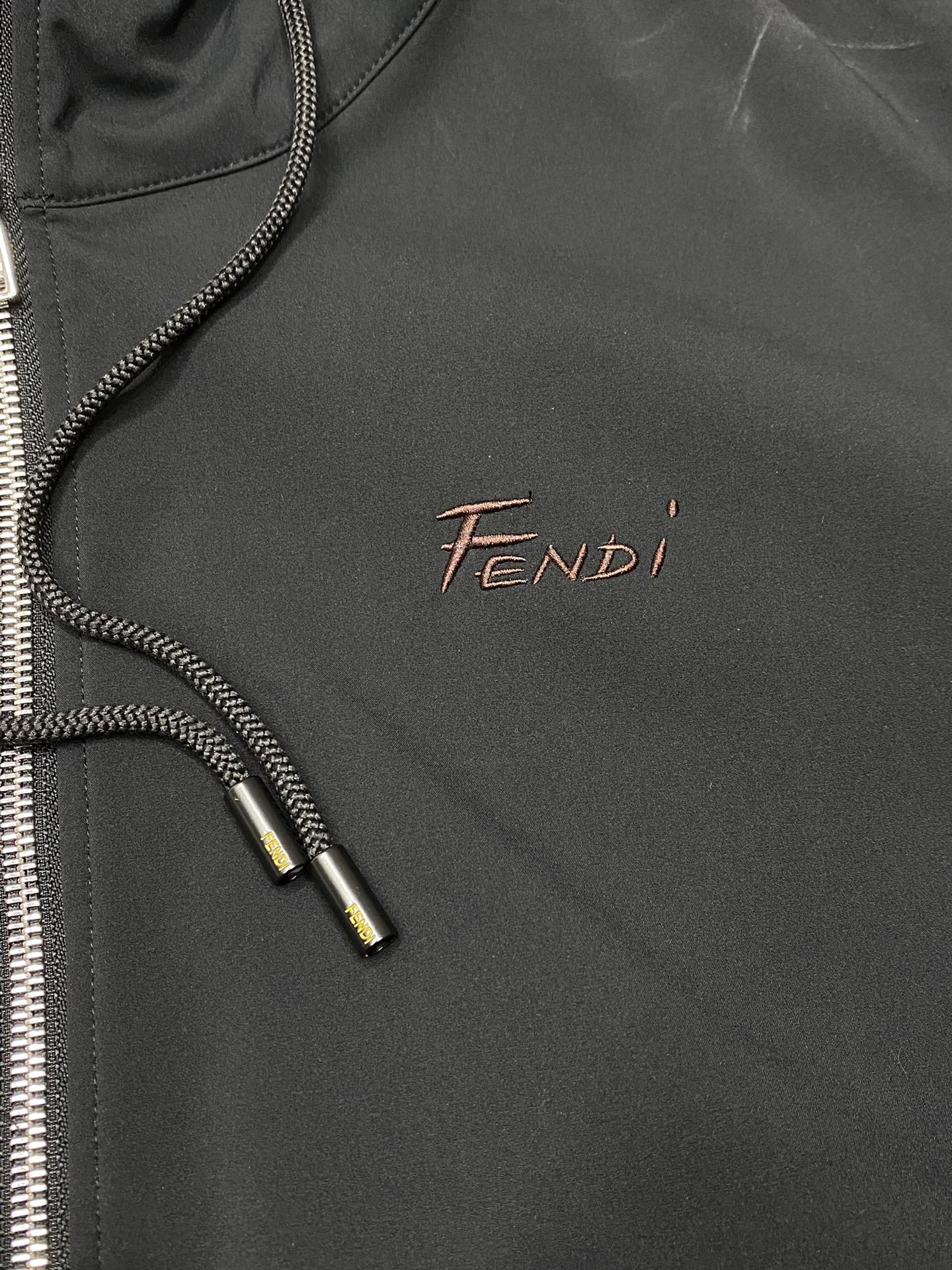 Picture [7]-P820FENDI Fendi 💥 exclusive exclusive latest fashion spring and fall hooded jacket classic design sense and value of the jacket quality is not picky quality control can be directly into the hands of the high end of the perfect product that can not be faulted! Through the details of the picture can feel its strong aura of polytropic warmth and warmth effect is remarkable, do not have to worry about a little bit of cold! Fashion and functionality both the whole section looks more luxurious atmosphere! Size: M-3XL-High Faux Bags