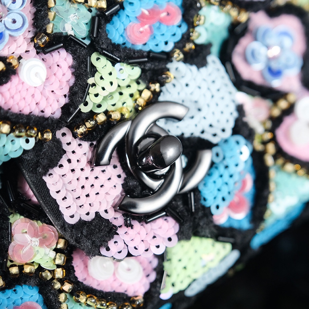 Picture [7]-CHANEL 𝟮𝟰𝗔 Haute Couture Heavy duty sequin bag cf (with back slit pocket) Coming Soon-High-imitation Bags