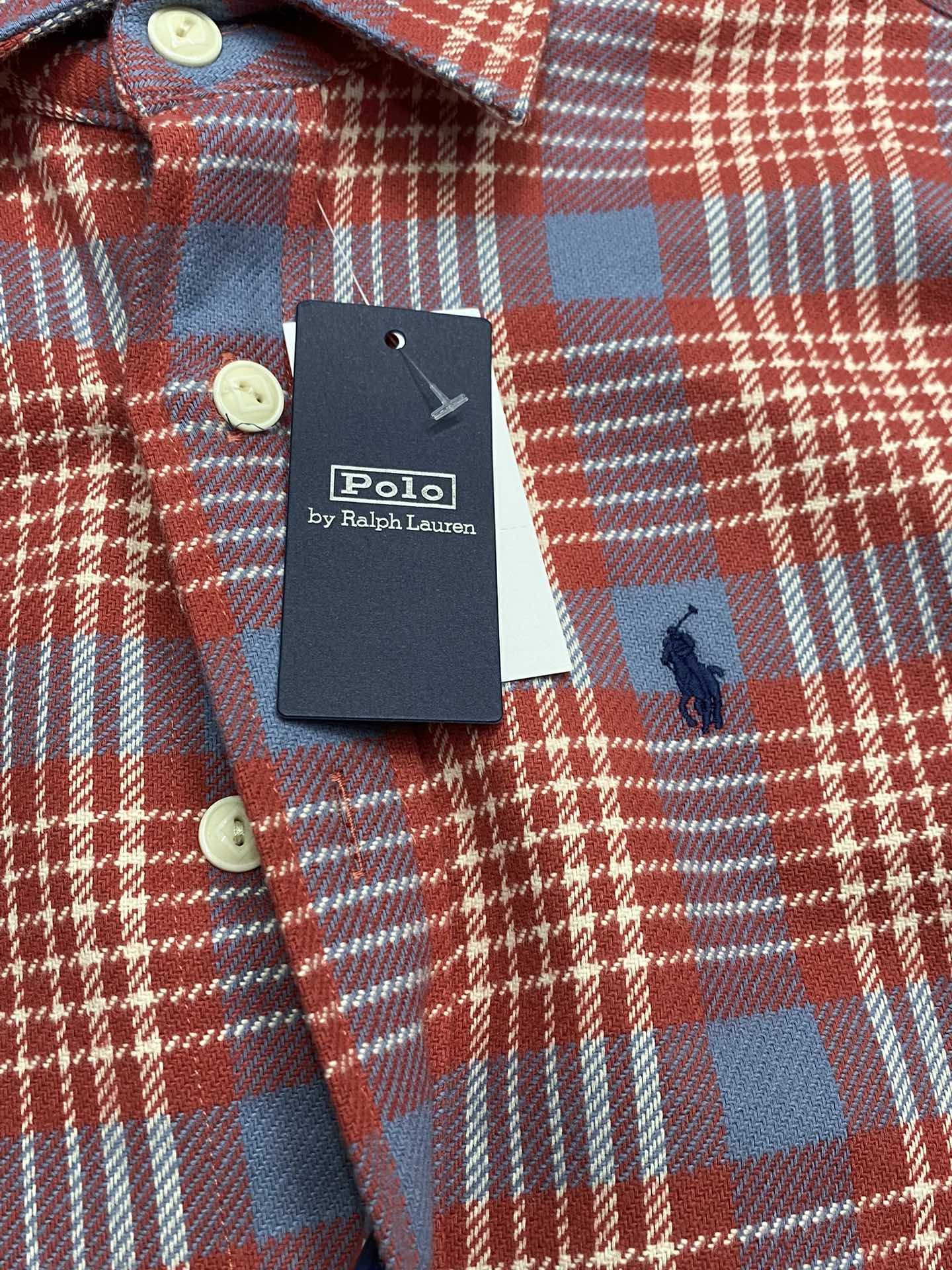 Image [7]-P620Ralph Lauren Ralph Lauren 💥 Exclusive exclusive new men's casual spring and autumn plaid shirt High-end customization High-end version of the fashion versatile explosive models ⚠️⚠️✨✨ Imported cotton fabrics feel ultra-soft and delicate Wear skin-friendly and comfortable High-end boutique factory fine workmanship On the body is very good Men's must-have single product Three labels are complete Yards S-XL-High-fashion bags