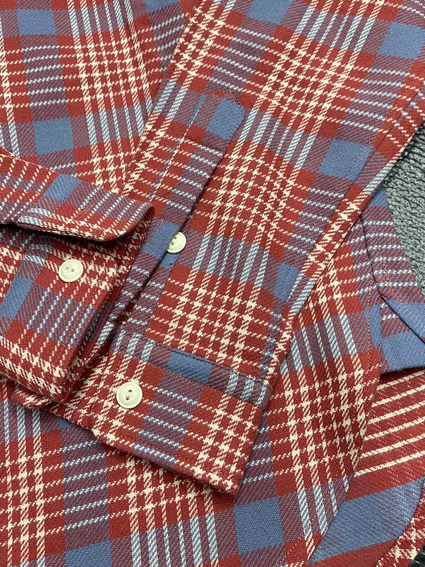 Image [8]-P620Ralph Lauren Ralph Lauren 💥 exclusive exclusive new men's casual spring and autumn plaid shirt High-end customized high-end version of the fashion versatile explosive models ⚠️⚠️✨✨ imported cotton fabrics feel ultra-soft and delicate Wear skin-friendly and comfortable High-end boutique factory fine workmanship on the body is very good Men's must-have single product complete three labels Yards S-XL-high-fashion bags