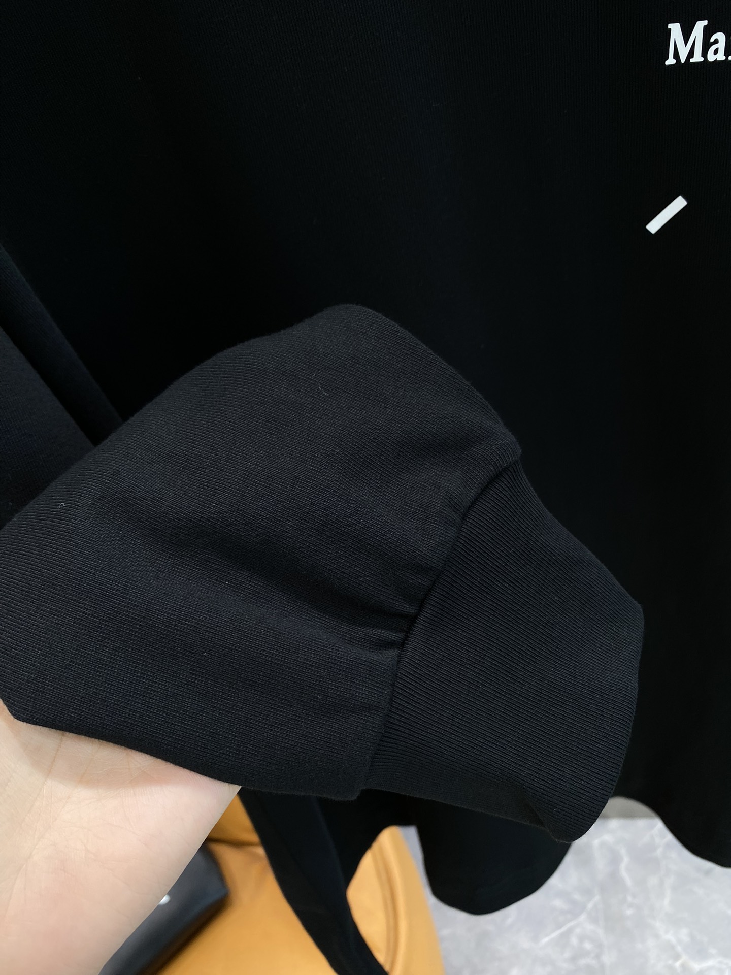 Image [6]-maison margiela2024 new long-sleeved handsome fashion top printing letters logo simple versatile models fabric cotton not only firm to maintain the trend of the silhouette but also wear comfortable yarn weaving more delicate size S-XL 🅿️480-high-fashion bags