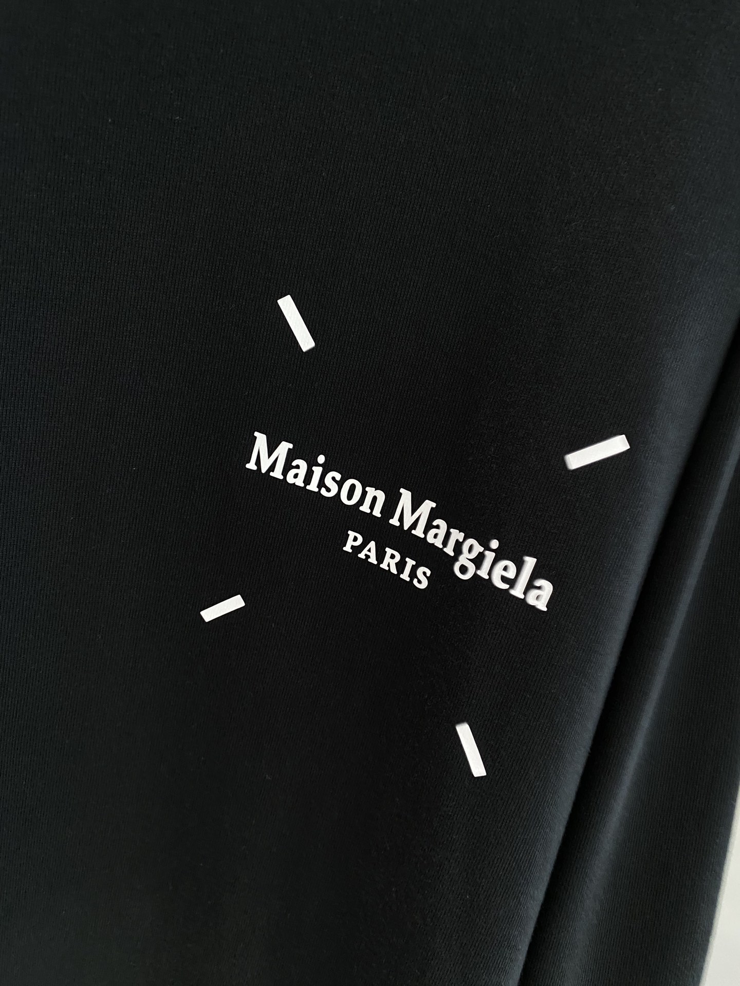 Image [4]-maison margiela2024 new long-sleeved handsome fashion top printing letters logo simple versatile models fabric cotton not only firm to maintain the trend of the silhouette but also comfortable to wear yarn weaving more delicate yards S-XL 🅿️480-high-fashion bags