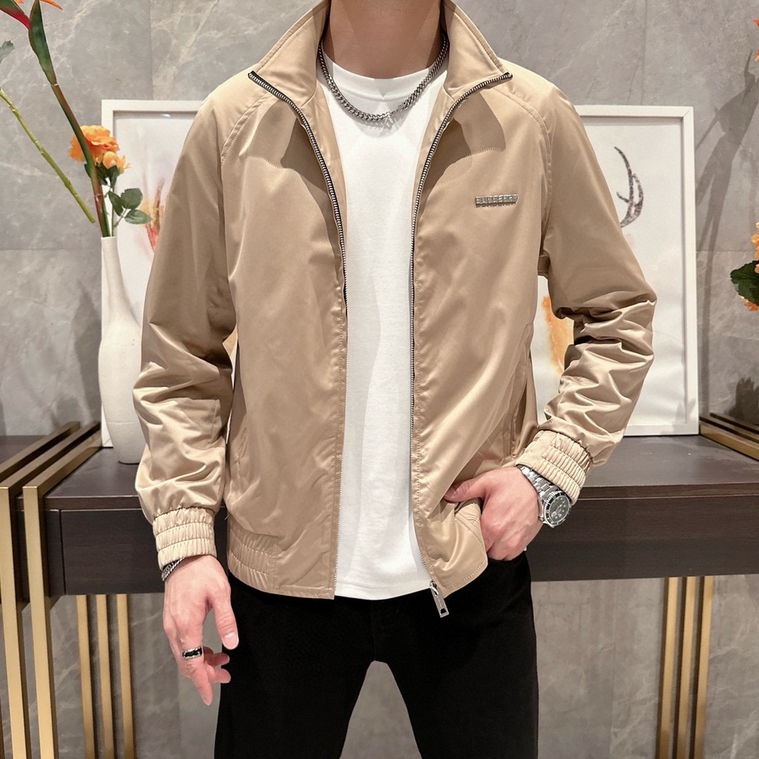 P820 Burberry博柏利 2024ss秋冬新款爆款夹克外套时尚经典设计风格 款式新颖耐穿舒适不易变形版型修身时尚上身效果超赞码数M-XXXL 178 140斤穿L修身 最大穿190斤-高仿包包