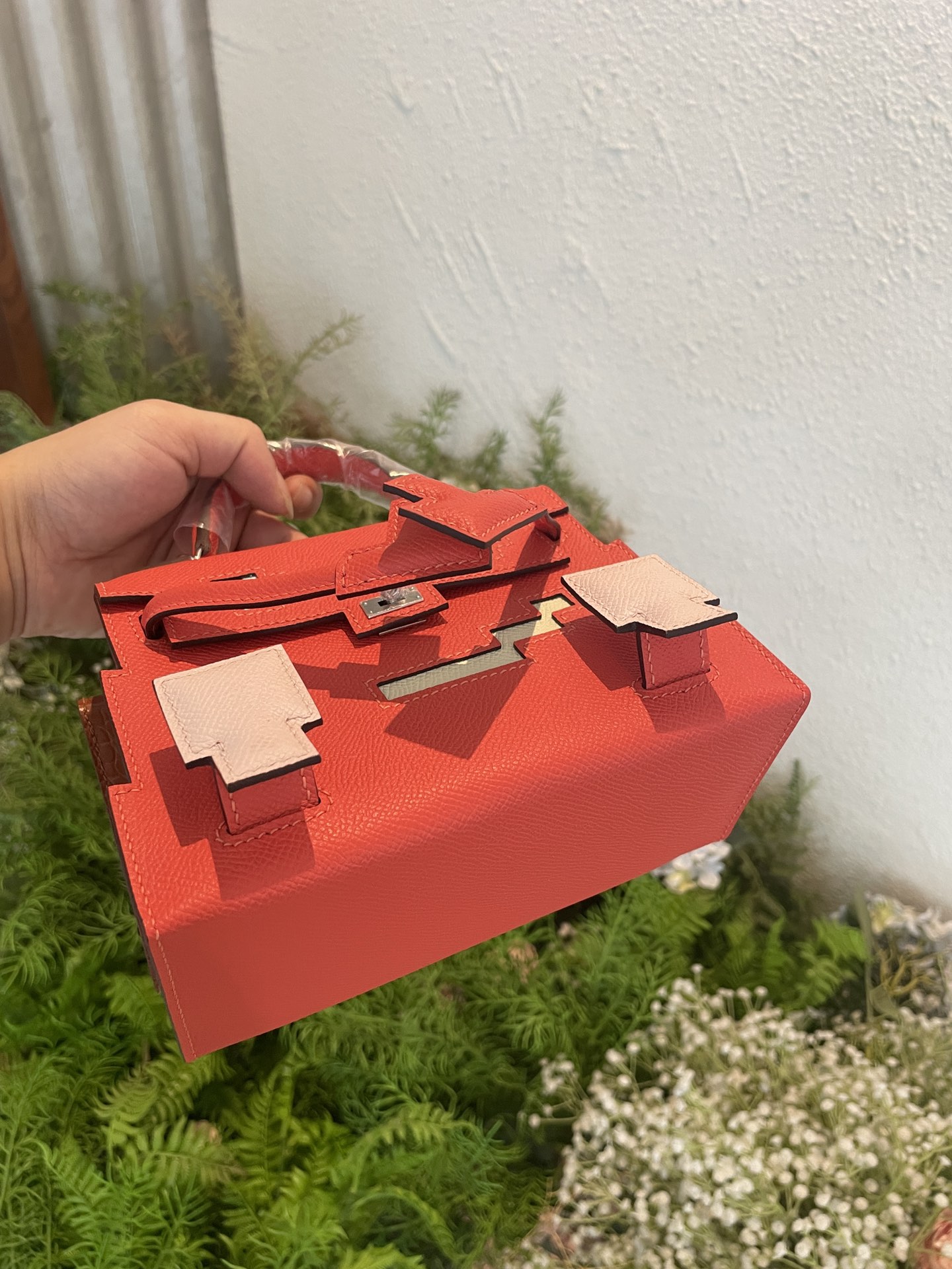 Picture [7]-Hermes mosaic doll bag spot watermelon red-high imitation bags