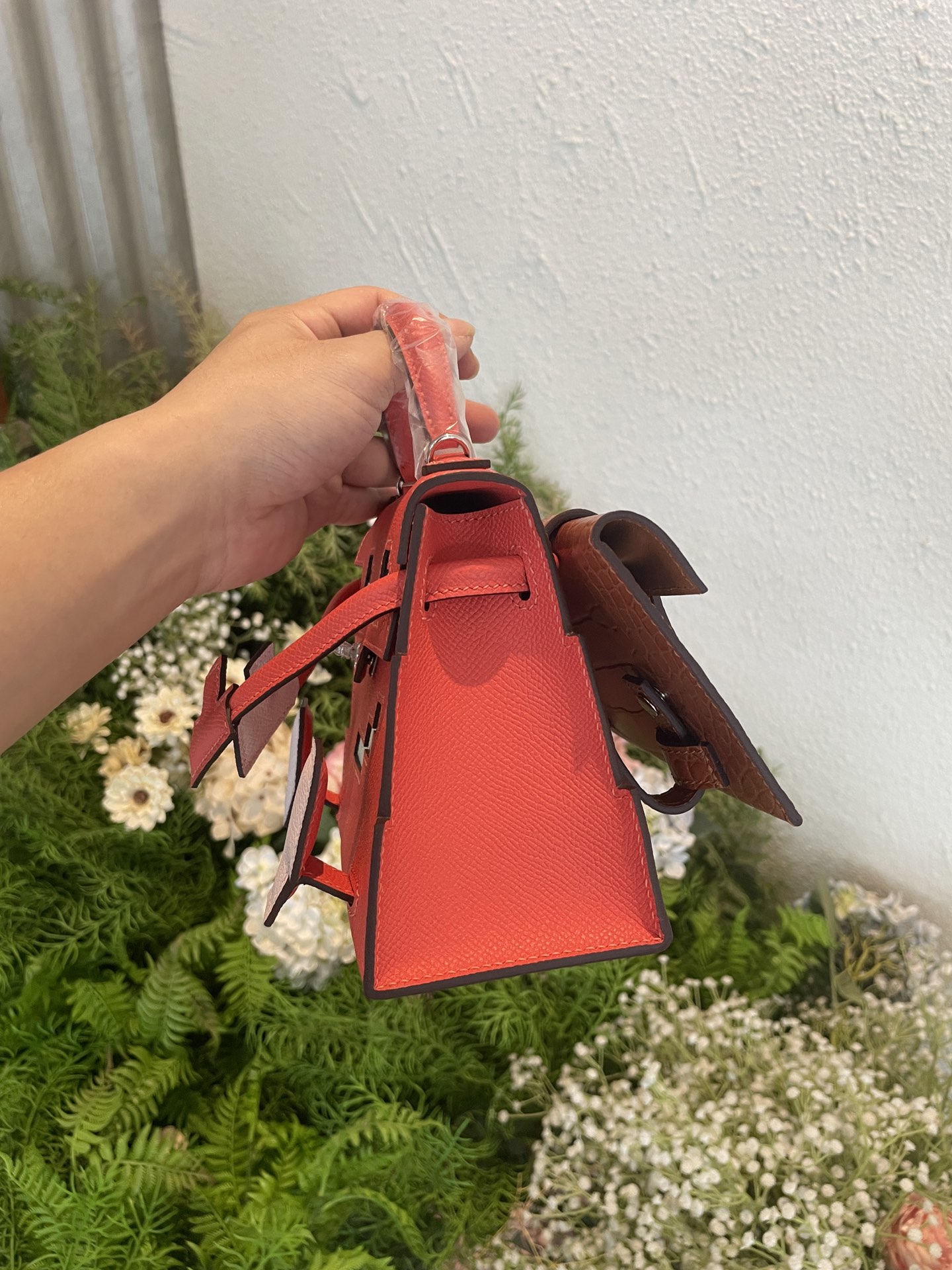 Picture [4]-Hermes mosaic doll bag spot watermelon red-high imitation bags