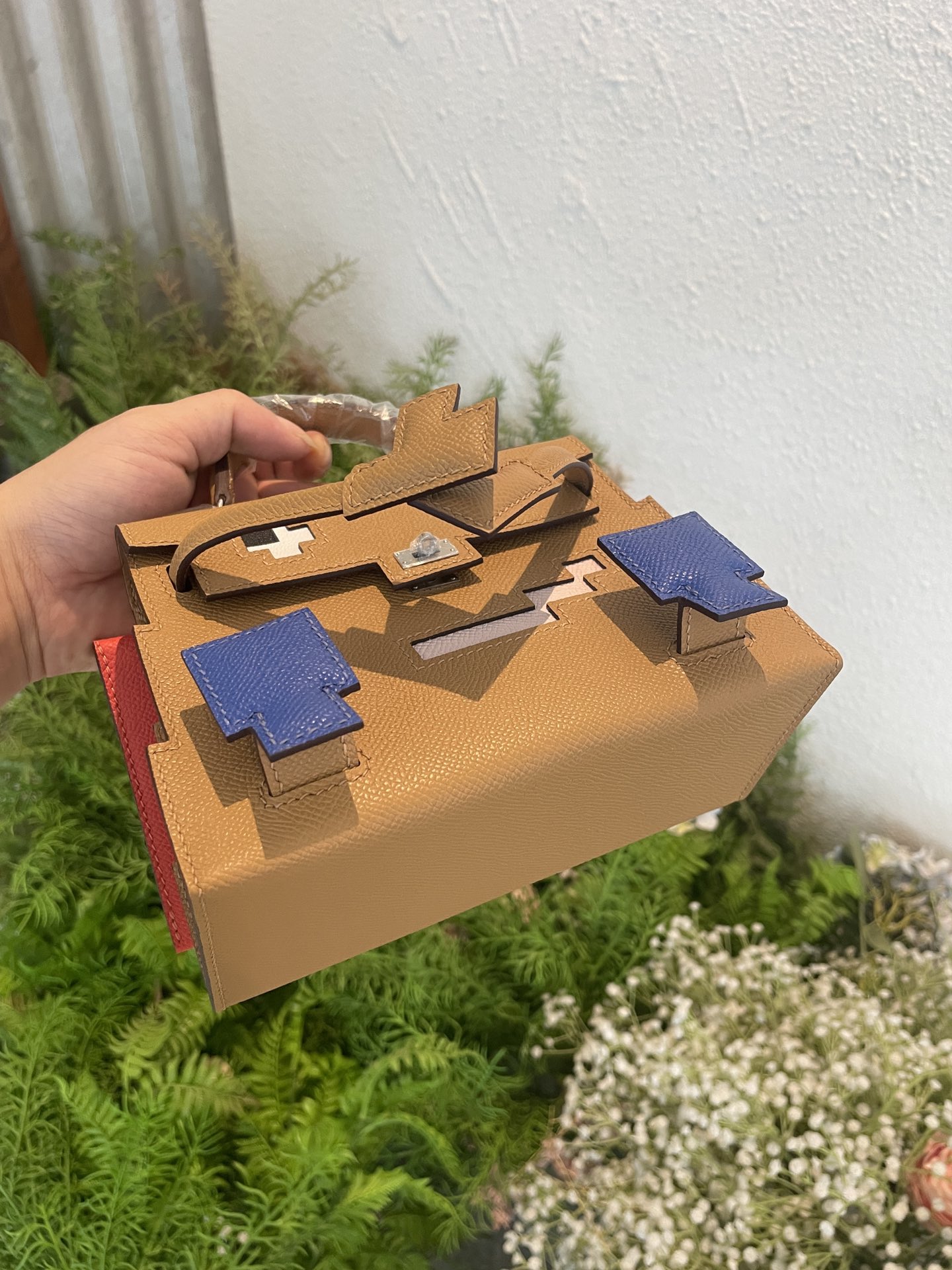 Picture [7]-Hermes mosaic doll bag spot cookie color-high replica bags