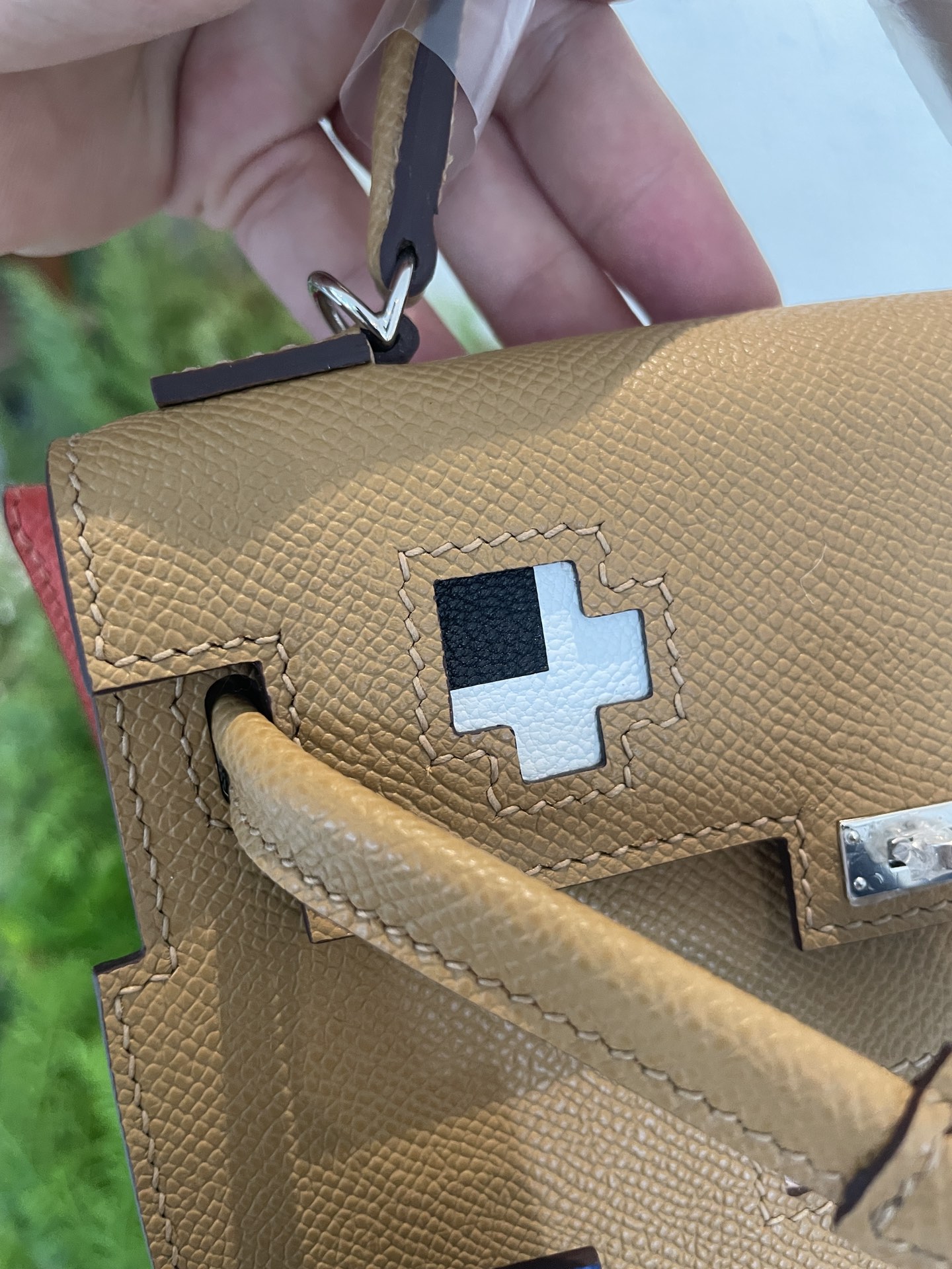 Picture [2]-Hermes mosaic doll bag spot cookie color-high replica bags