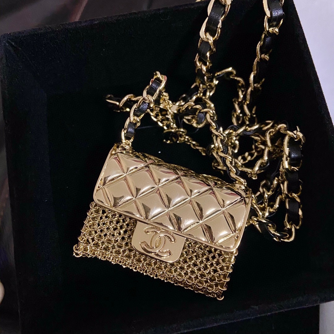 Picture [2]-P410 waist chain arrival bag waist chain purchased genuine version of the material plating and genuine the same-high imitation bags