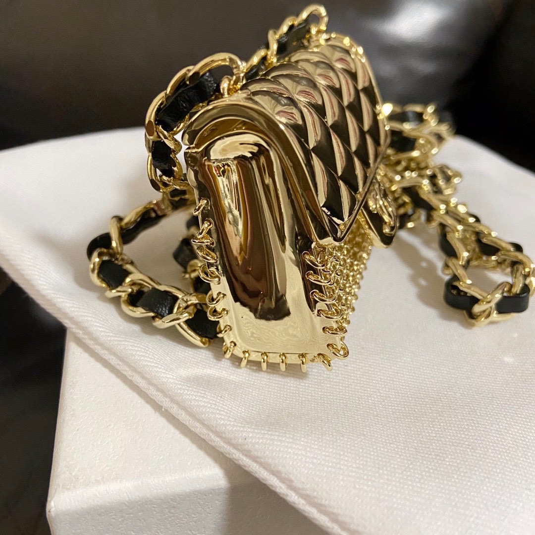 Picture [6]-P410 waist chain arrival bag waist chain purchased genuine version of the material plating and genuine the same-high imitation bags