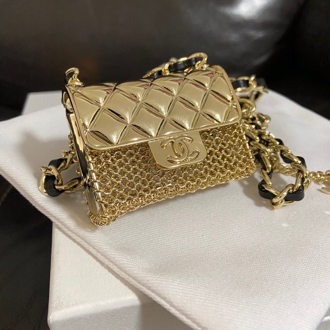 Picture [5]-P410 waist chain arrival bag waist chain purchased genuine version of the material plating and genuine the same-high imitation bags