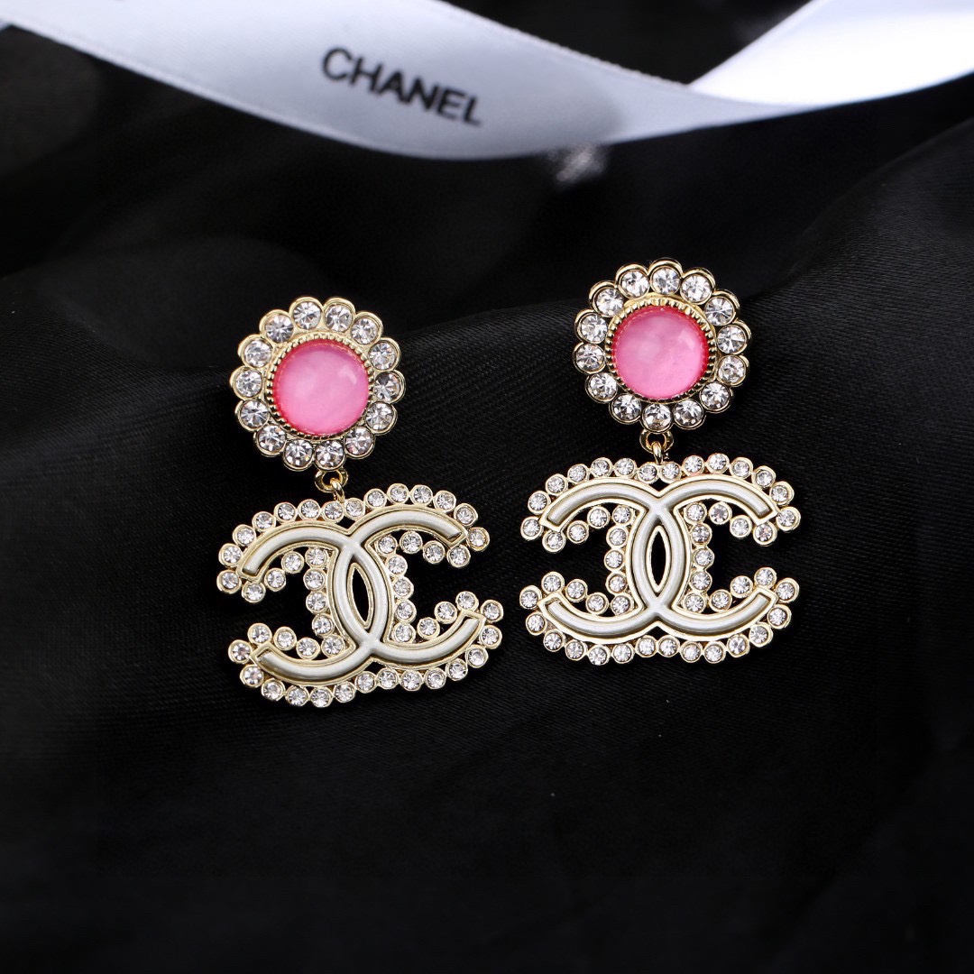 Picture [7]-P100 Chanel Chanel Earrings ✨ Every detail of the workmanship is very fine This design is very beautiful This section is really super beautiful super fairy Exquisite Miss must-have-high replica bags