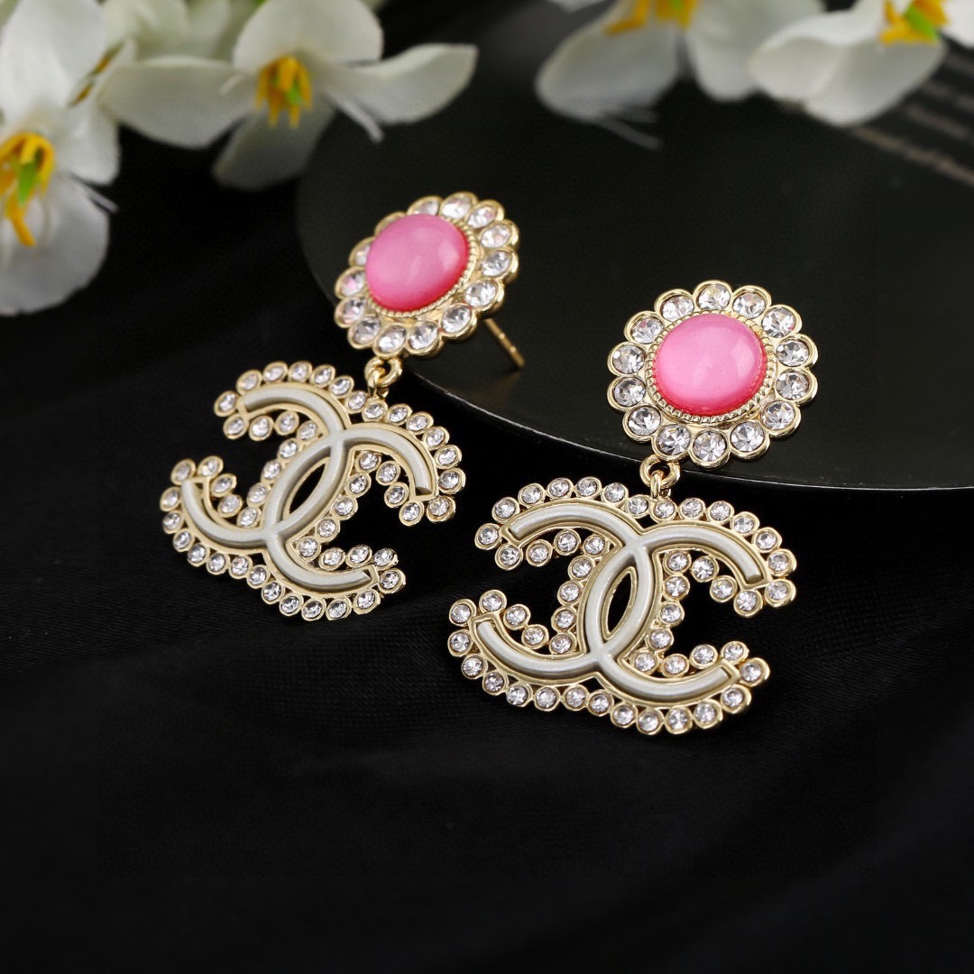 Picture [3]-P100 Chanel Chanel Earrings ✨ Every detail of the workmanship is very fine This design is very beautiful This section is really super beautiful super fairy Exquisite Miss must-have-high replica bags