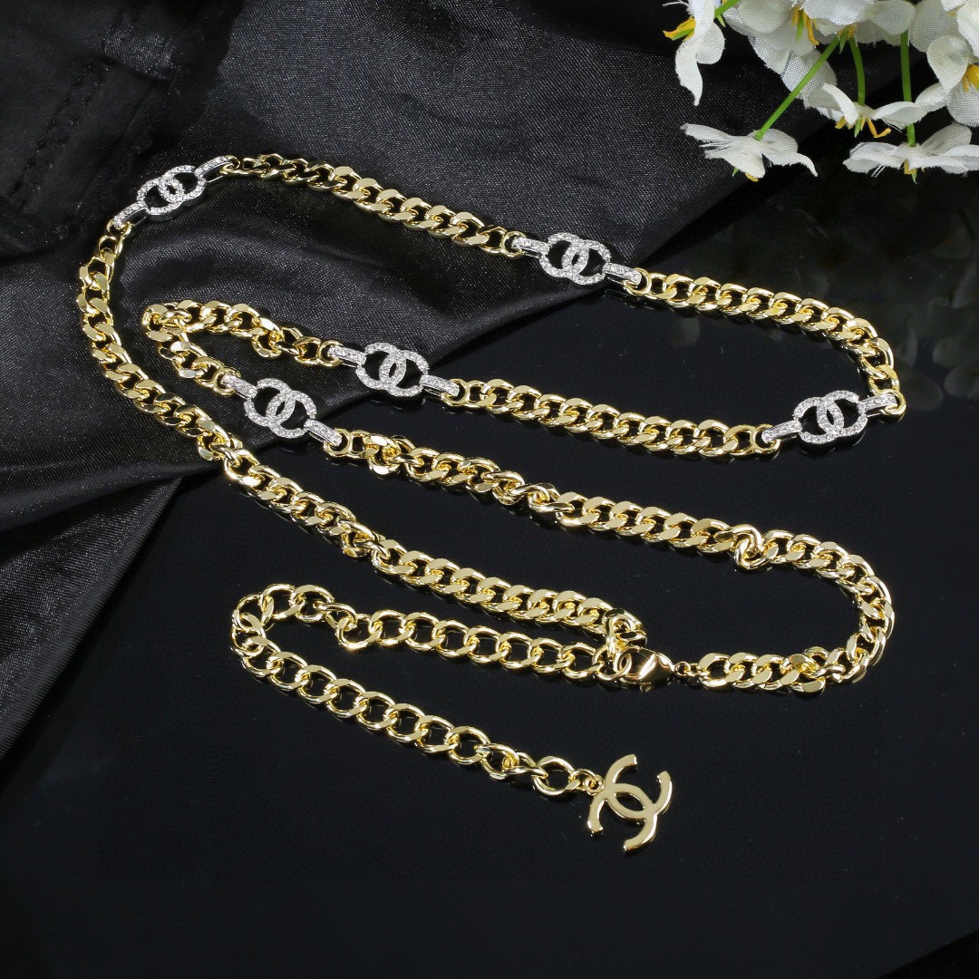 Picture [5]-P180 Chanel Chanel new waist chain one to one quality Chanel Goose series classic cc logo style advanced hundred with high level sense of explosion-High Faux Bags