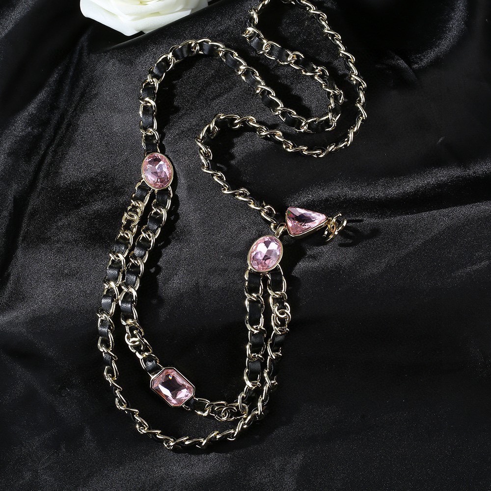 P230 chanel chanel new letters waist chain one to one quality chanel goose collection square classic cc logo style high versatile high class feeling burst