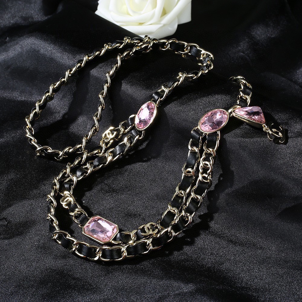 P230 chanel chanel new letters waist chain one to one quality chanel goose collection square classic cc logo style high versatile high class feeling burst