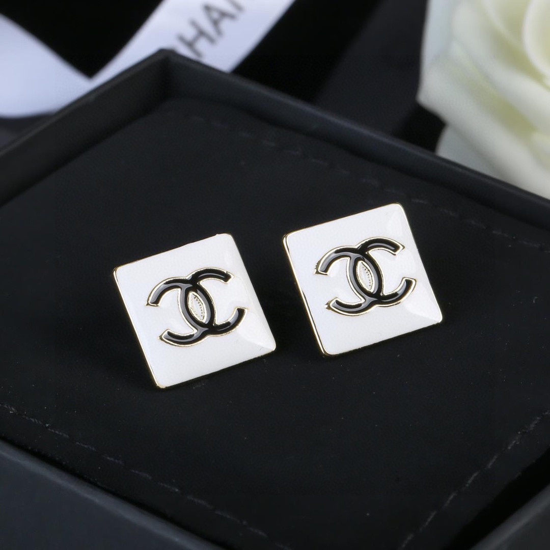 Picture [5]-P80 CHANEL earrings ✨ Every detail of the workmanship is very fine This design is very beautiful This is really super beautiful super fairy Exquisite Miss must-have-high imitation bags
