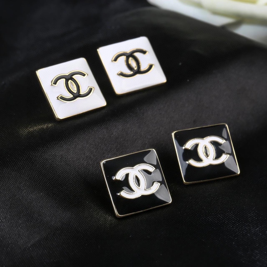 Picture [2]-P80 CHANEL earrings ✨ Every detail of the workmanship is very fine The design is very beautiful This section is really super beautiful super fairy Exquisite Miss must-have-high imitation bags