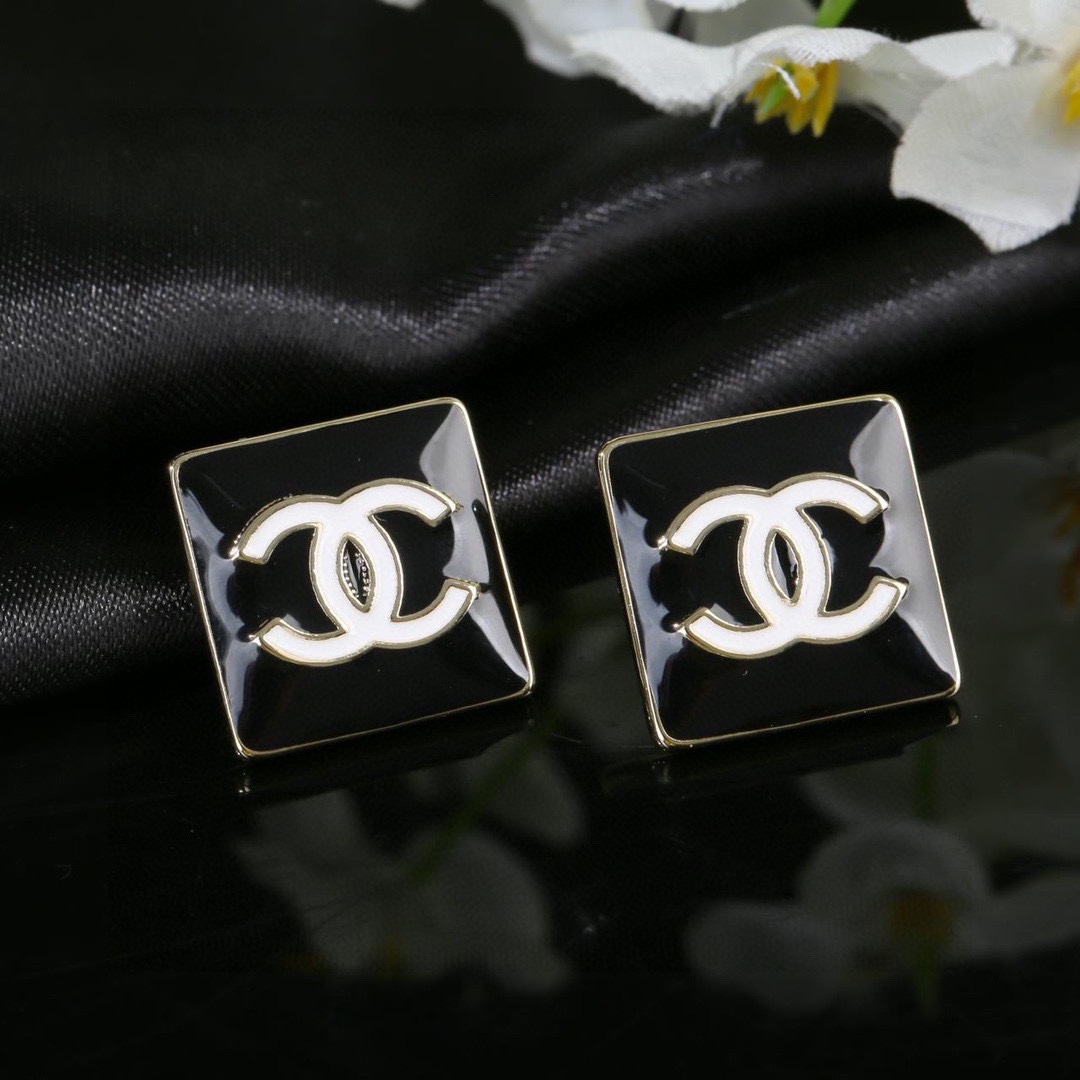 Picture [7]-P80 CHANEL earrings ✨ Every detail of the workmanship is very fine This design is very beautiful This is really super beautiful super fairy Exquisite Miss must-have-high imitation bags