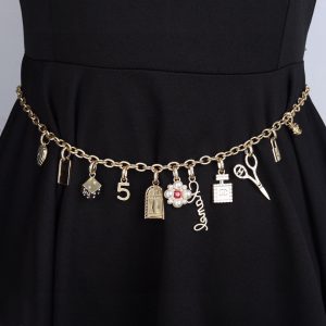 P310 Chanel Chanel waist chain hot models synchronized counter high-end quality classic color super lining skin tone white-high imitation bags