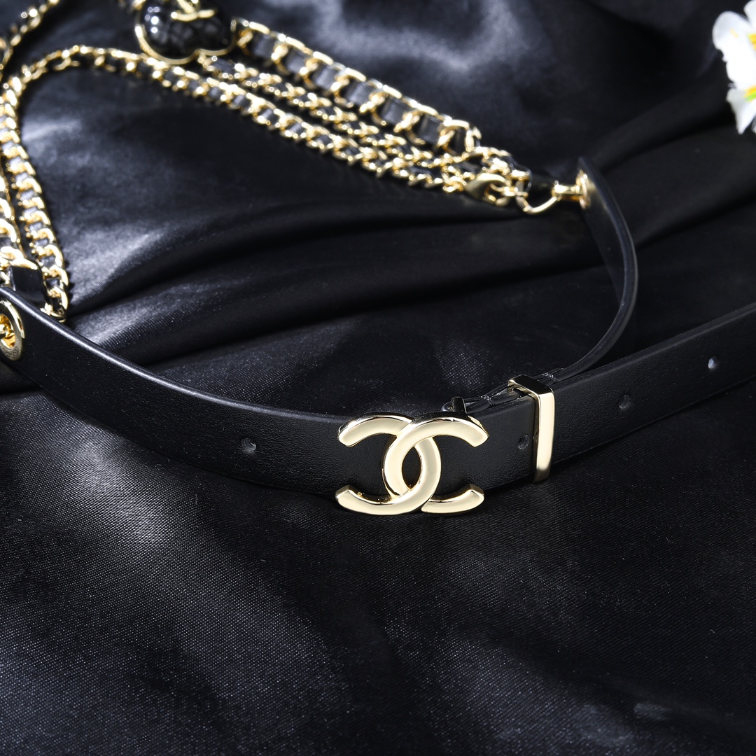 Picture [6]-P210 Chanel Chanel new love heart 💗 waist chain one to one quality Chanel goose series classic cc logo style high-level hundred high-level sense of explosion-High-fashion bags