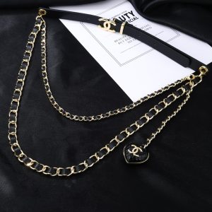 Picture [1]-P210 Chanel Chanel new love 💗 waist chain one to one quality Chanel Goose Series Classic cc logo style high-level versatile senior sense of bursting-High-fashion bags
