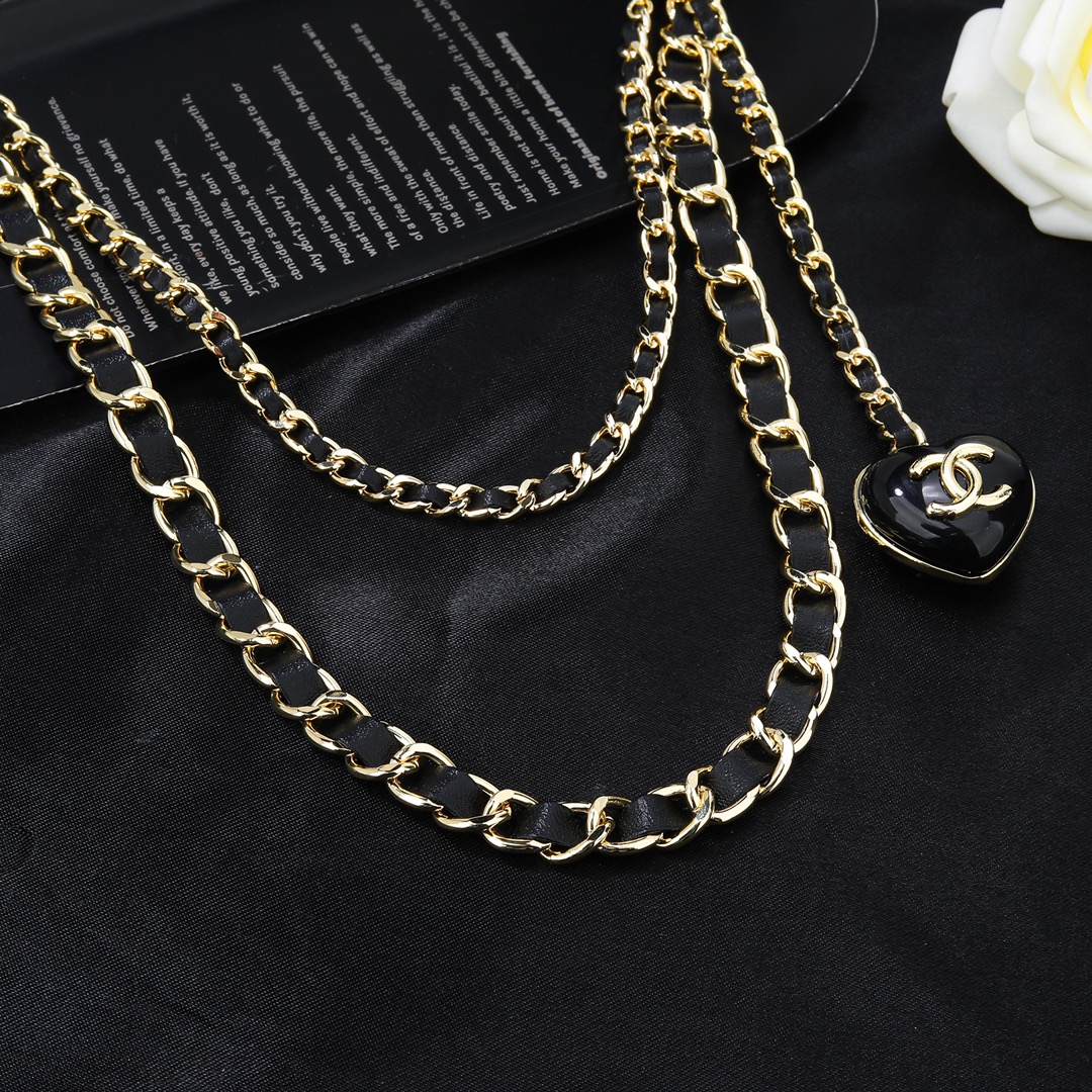 Picture [7]-P210 Chanel Chanel new love heart 💗 waist chain one to one quality Chanel goose series classic cc logo style high-level hundred high-level sense of explosion-High-fashion bags
