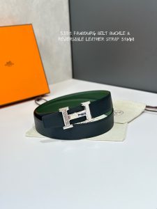5382 FAUBOURG BELT BUCKLE & 
REVERSIBLE LEATHER STRAP 32MM-高仿包包