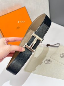 H 5382 BELT BUCKLE & REVERSIBLE LEATHER STRAP 38MM-High-fashion bags