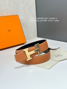 5382 FAUBOURG BELT BUCKLE & REVERSIBLE LEATHER STRAP 38MM-High Faux Bags