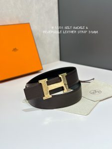 5382 FAUBOURG BELT BUCKLE & 
REVERSIBLE LEATHER STRAP 38MM-高仿包包