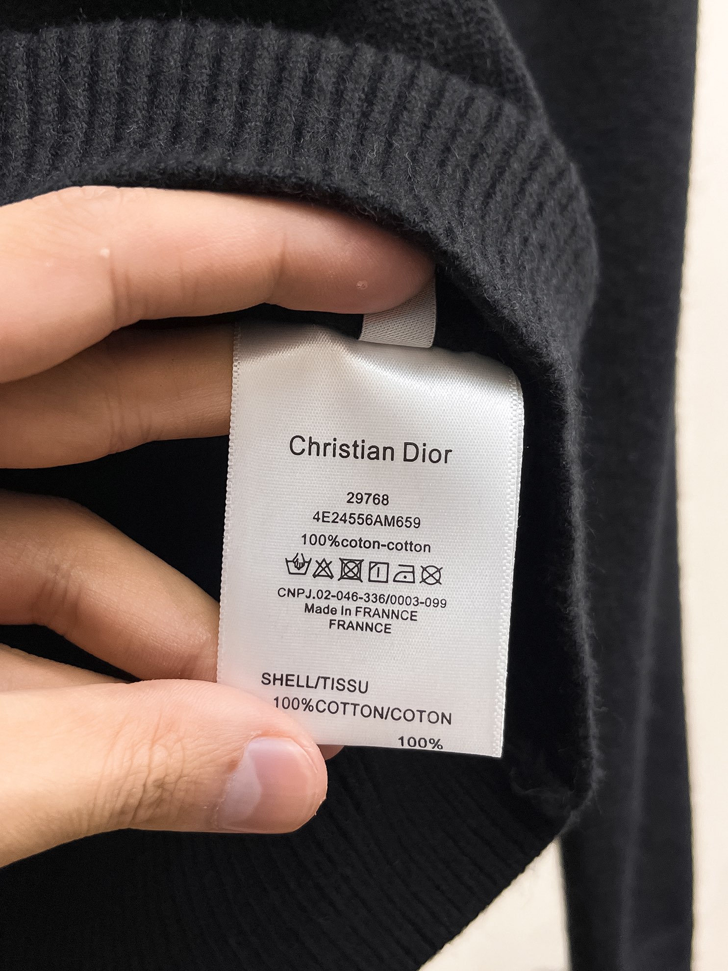 P560 💰 Di home 24ss fall and winter new dior monogram sweater special supply ruthless goods imported original technology wool worsted! Fine knitting one color mixing weaving pure handmade technology presents Grade extremely high highlighting clothing taste and luxury craft exquisite! Customized original craft thread on the body handsome to burst Size: S-XL