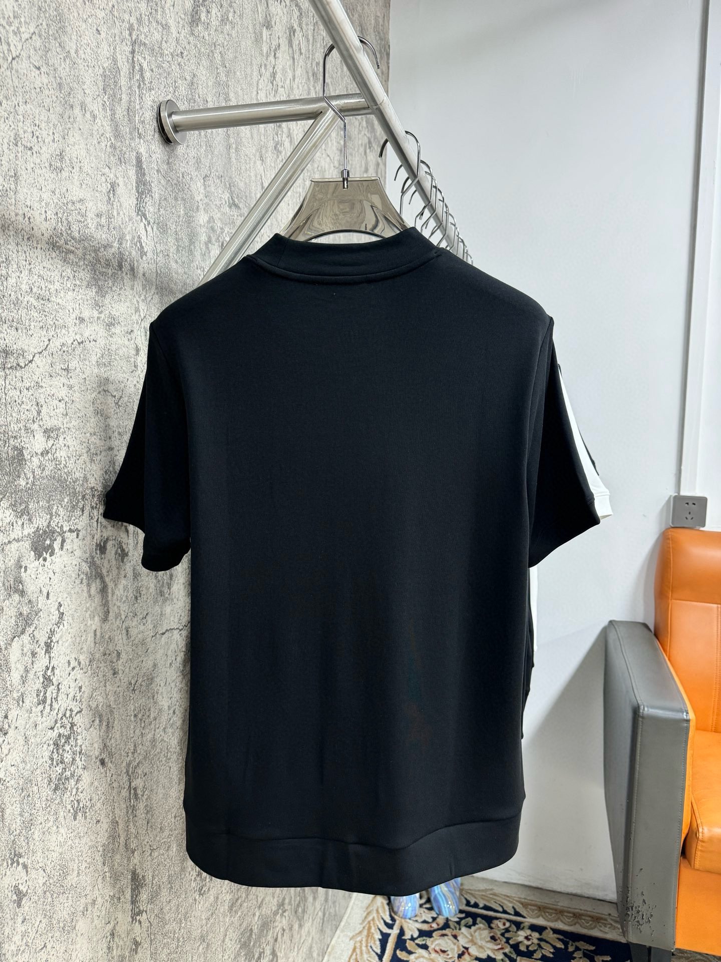 P460 Prada Prada 2024 latest fall and winter bottoming short-sleeved T-shirt Fabric selected Xinjiang long-staple cotton Gala wool Hand feeling soft and delicate S-2XL 178 140 pounds wear M Max wear 190 pounds