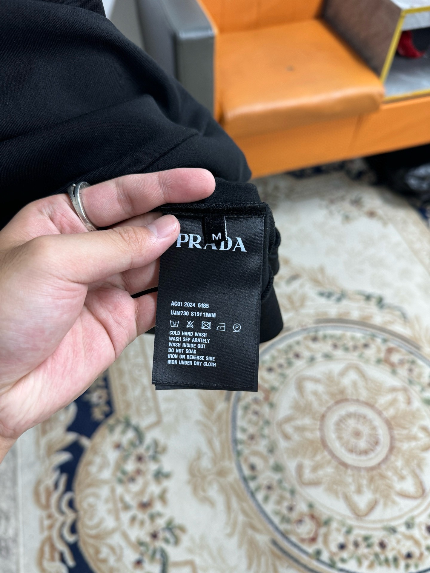 P460 Prada Prada 2024 latest fall and winter bottoming short-sleeved T-shirt Fabric selected Xinjiang long-staple cotton Gala wool Hand feeling soft and delicate S-2XL 178 140 pounds wear M Max wear 190 pounds