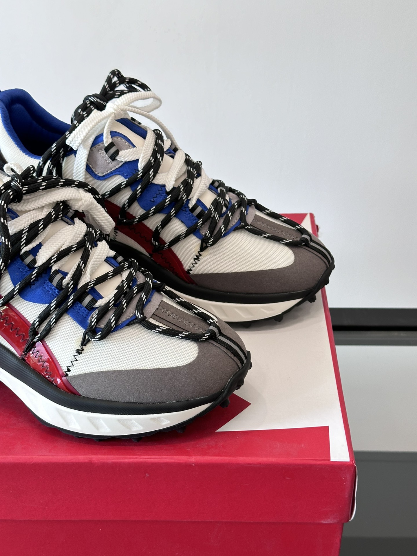 Picture [8]-D2 times square men's sneakers! Original material production upper using a variety of materials splicing fashion novelty rear carry shoes ring original thick bottom heightening air cushion combination outsole outsole cost very expensive boutique level fashionable versatile single product! P900 Size: 39-44 (38 45 can be customized)-High Faux Bags