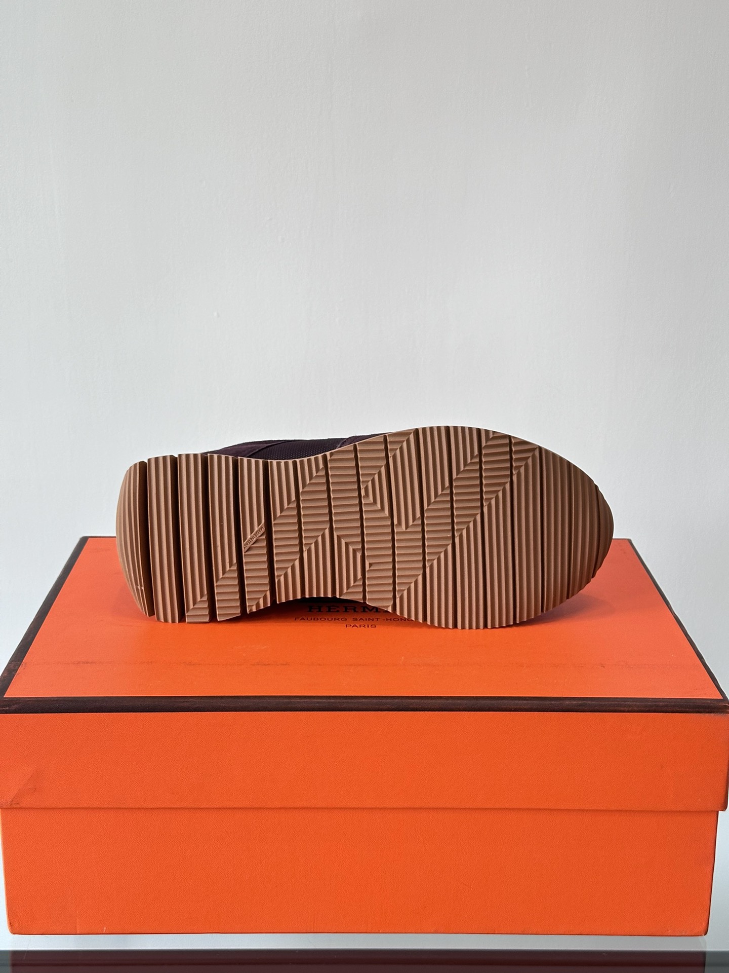Picture [9]-Hermes sneakers upper calfskin and mesh patchwork to create an imported material texture full lightweight sole decorated with color clashing patterns to create a versatile fashion style P680 yuan Size: 38-44 (45 customized)-High-fashion bags