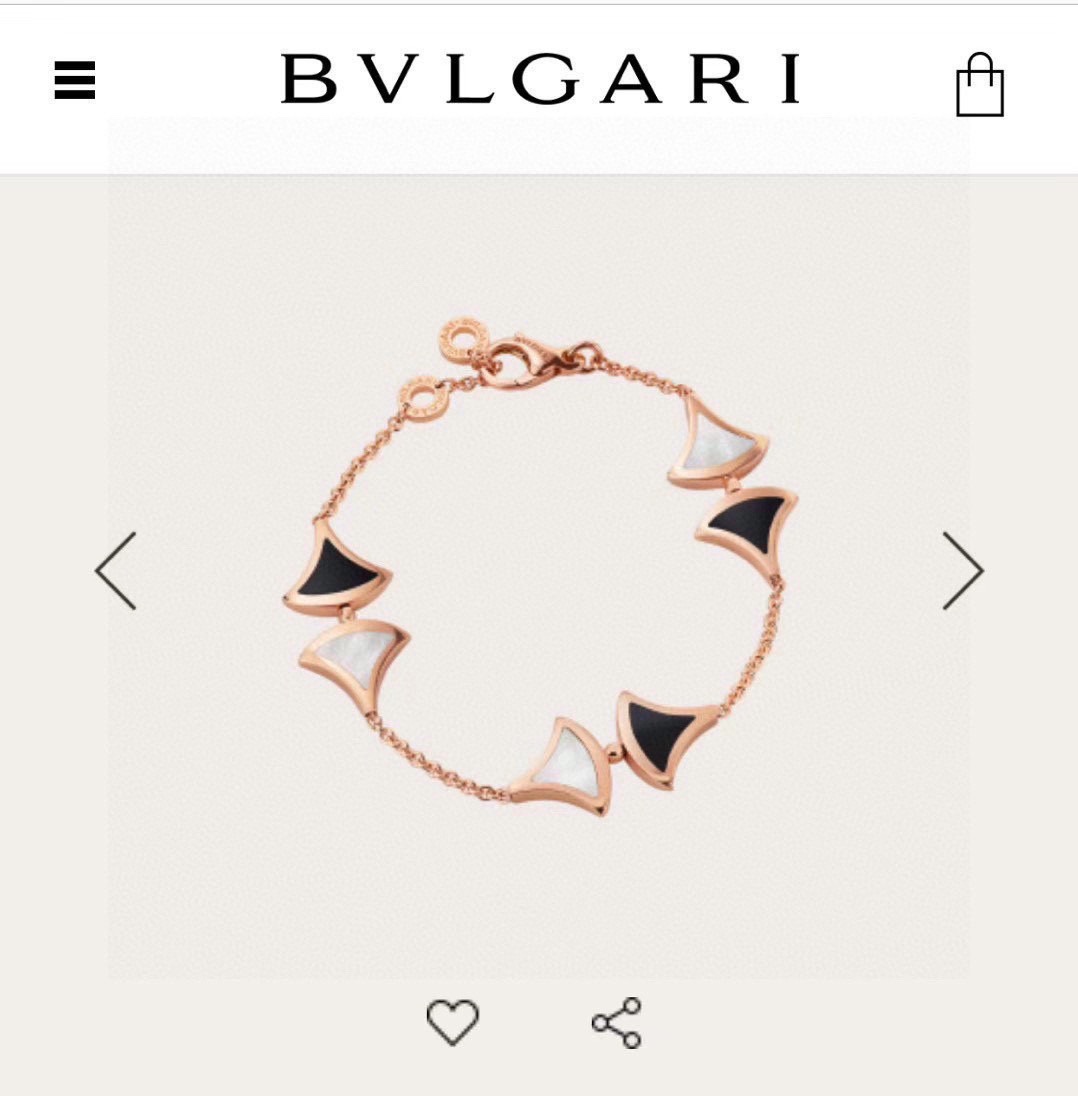 Picture [2]-P170 👑Bvlgari Bvlgari Diva Series Black and White Skirt Bracelet Classic model fan-shaped Super versatile one Counter original one to one customized Selected German imports with natural agate Electroplated ultra-thick gold Super beautiful and greasy ah! 💰-High Fake Bags