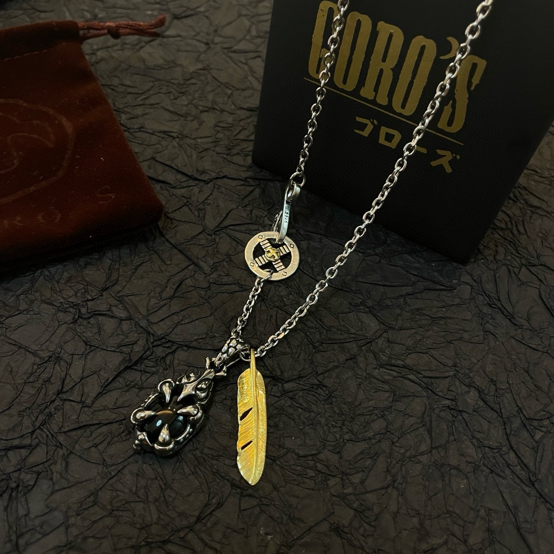 PP290 New on the shelves Goro's Takahashi Goro Eagle Claw Feather Pendant Takahashi Classic Necklace Recognized Exclusive shooting main high-end market Racer / ins / small red book popular models absolutely different from the ordinary version! Picture product details consistent with ZP! The original production process crafted quality handmade ～ genuine open mold 💝 trend fashion essential men and women can wear couples models with the same rock punk Thai silver style retro elements trendy with the same models official website ❤️
