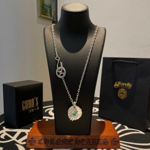PP270 New on the shelves Goro's Takahashi Goro Turquoise Sea Urchin Silver Cake Pendant Takahashi Classic Necklace Recognized Exclusive Shooting Mainly high-end market Racer/ins/Small Red Book popular models absolutely different from the ordinary version! Picture product details are consistent with ZP! The original production process crafted quality handmade ～ genuine open mold 💝 trend fashion must have men and women can wear couples models with the same rock punk Thai silver style retro elements trendy with the same models official website ❤️