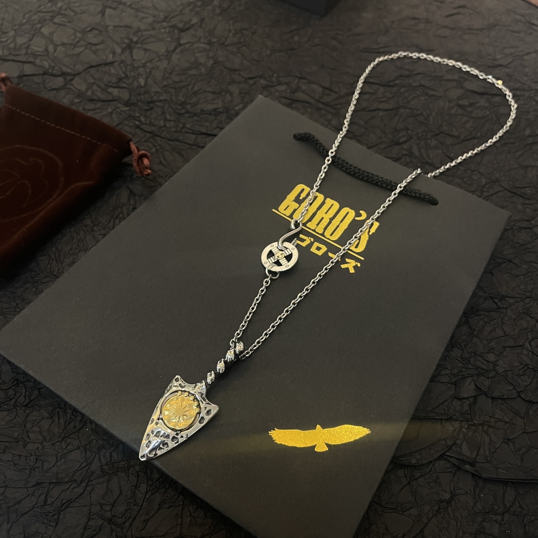 PP290 New on the shelves Goro's Takahashi Goro Eagle Claw Feather Pendant Takahashi Classic Necklace Recognized Exclusive shooting main high-end market Racer / ins / small red book popular models absolutely different from the ordinary version! Picture product details consistent with ZP! The original production process crafted quality handmade ～ genuine open mold 💝 trend fashion essential men and women can wear couples models with the same rock punk Thai silver style retro elements trendy with the same models official website ❤️