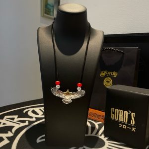 PP250 New on the shelves Goro's Takahashi Goro Eagle Pendant Classic Buckskin Rope Red Lucite Necklace Recognized Exclusive Shooting Mainly high-end market Racer / ins / Xiaohongshu popular models absolutely different from the ordinary version! Picture product details consistent with ZP! The original production process crafted quality handmade ～ genuine open mold 💝 trend fashion essential men and women can wear couples models with the same paragraph rock punk Thai silver style retro elements trendy with the same models official website ❤️
