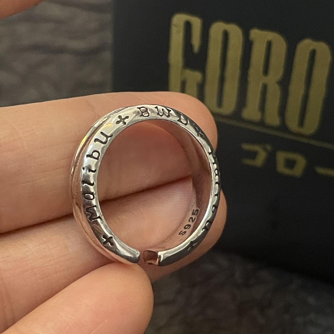PP130 New on the shelves Goro's Takahashi Goro eagle beak open ring Recognize the exclusive shooting Mainly high-end market Definitely different from the ordinary version! Picture product details are consistent with ZP! The original production process craftsmanship quality handmade ～ genuine open mold 💝 trend fashion essential men and women can wear couples models with the same rock punk Thai silver style retro elements trendy with the same models on the official website ❤️