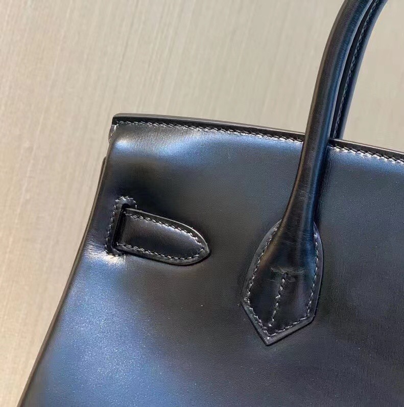 图片[9]-Birkin 30 Box Nior 89 黑色 金扣 顶级全手缝～-高仿包包