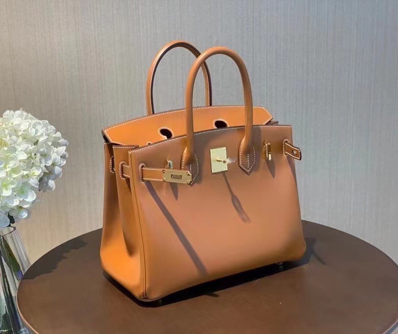 图片[4]-Birkin 30 Box 37金棕色 金扣 顶级全手缝～-高仿包包